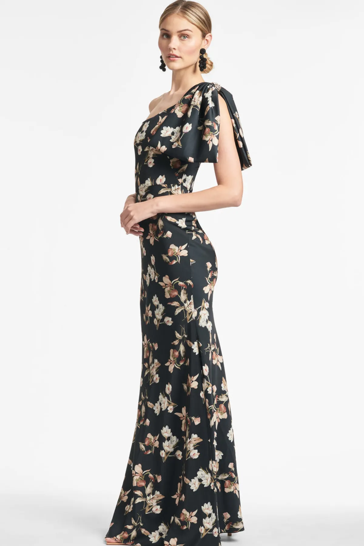 Hot Aubrey Gown - Trumpet | Black
