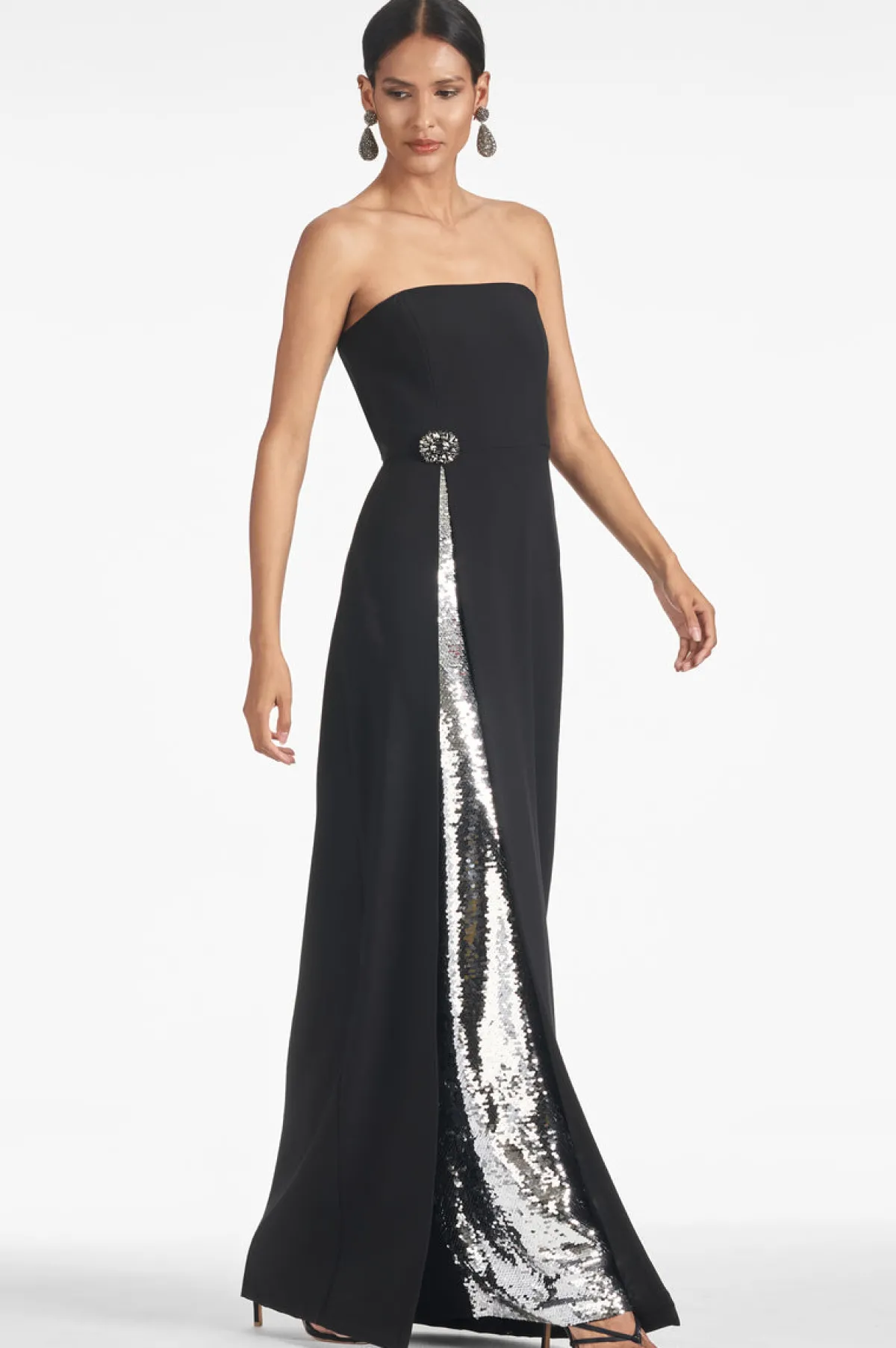 Cheap Ivy Gown - Black/Silver Evening | Evening