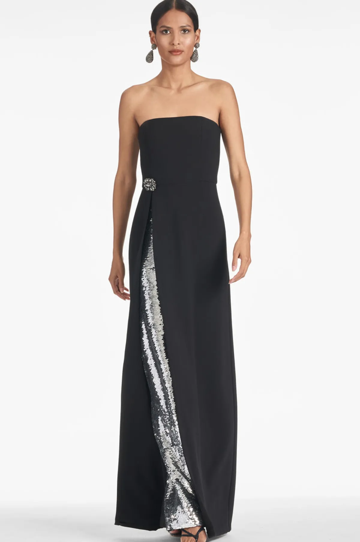Cheap Ivy Gown - Black/Silver Evening | Evening