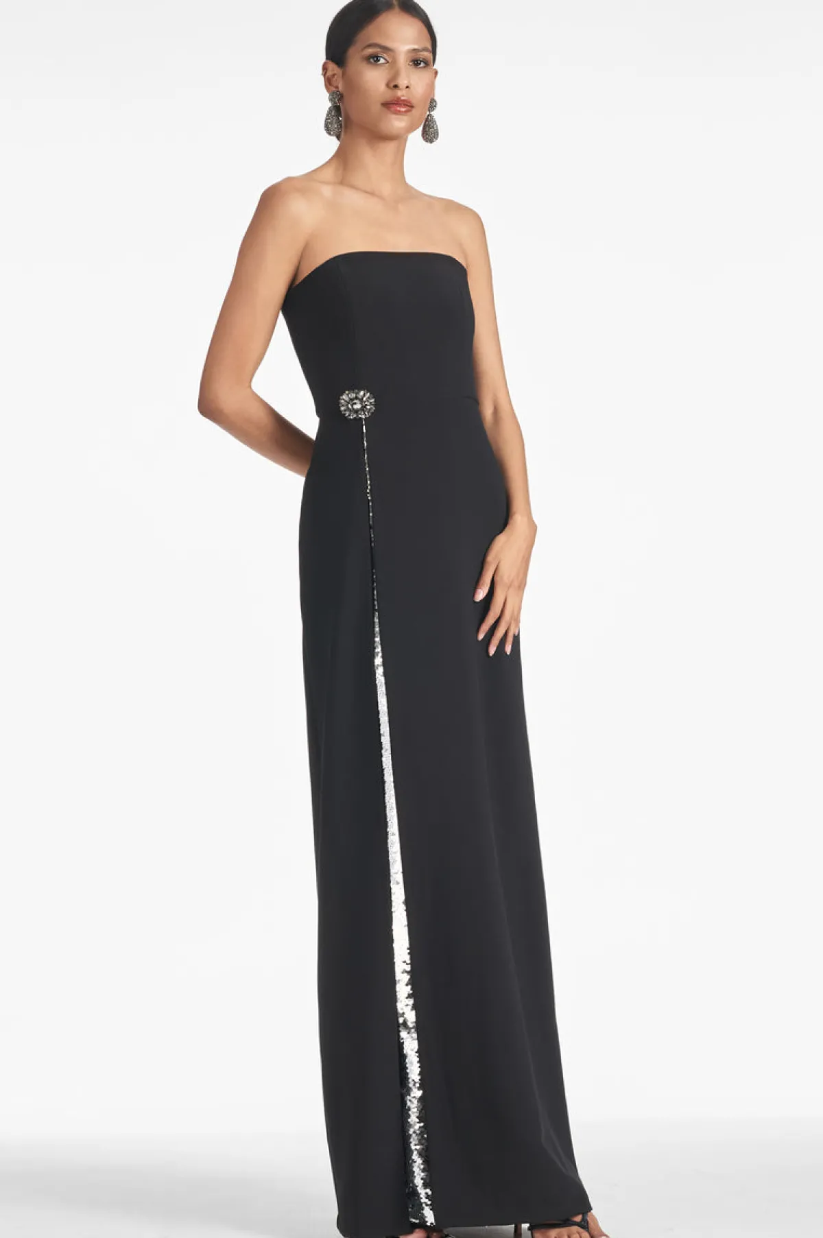 Cheap Ivy Gown - Black/Silver Evening | Evening