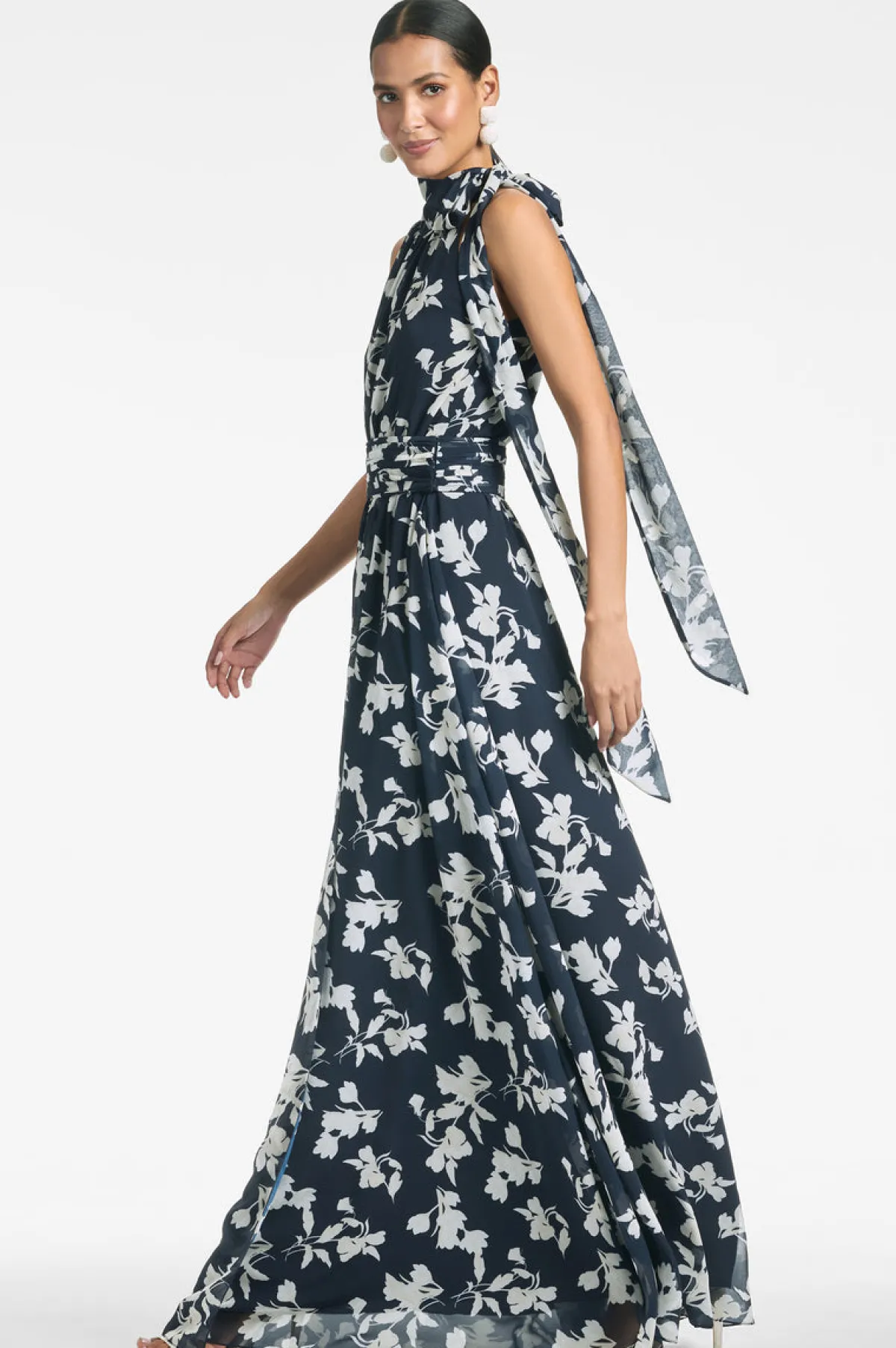 Cheap Kayla Gown - Blue | Prints