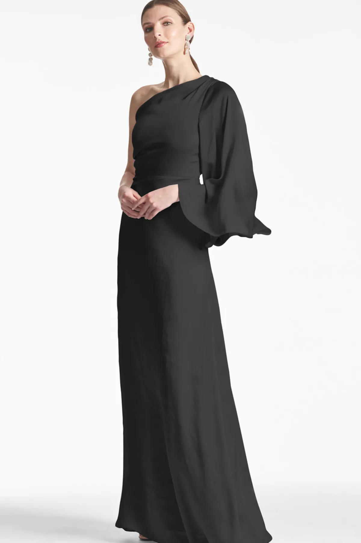 Hot Keely Gown - Black | Champagne