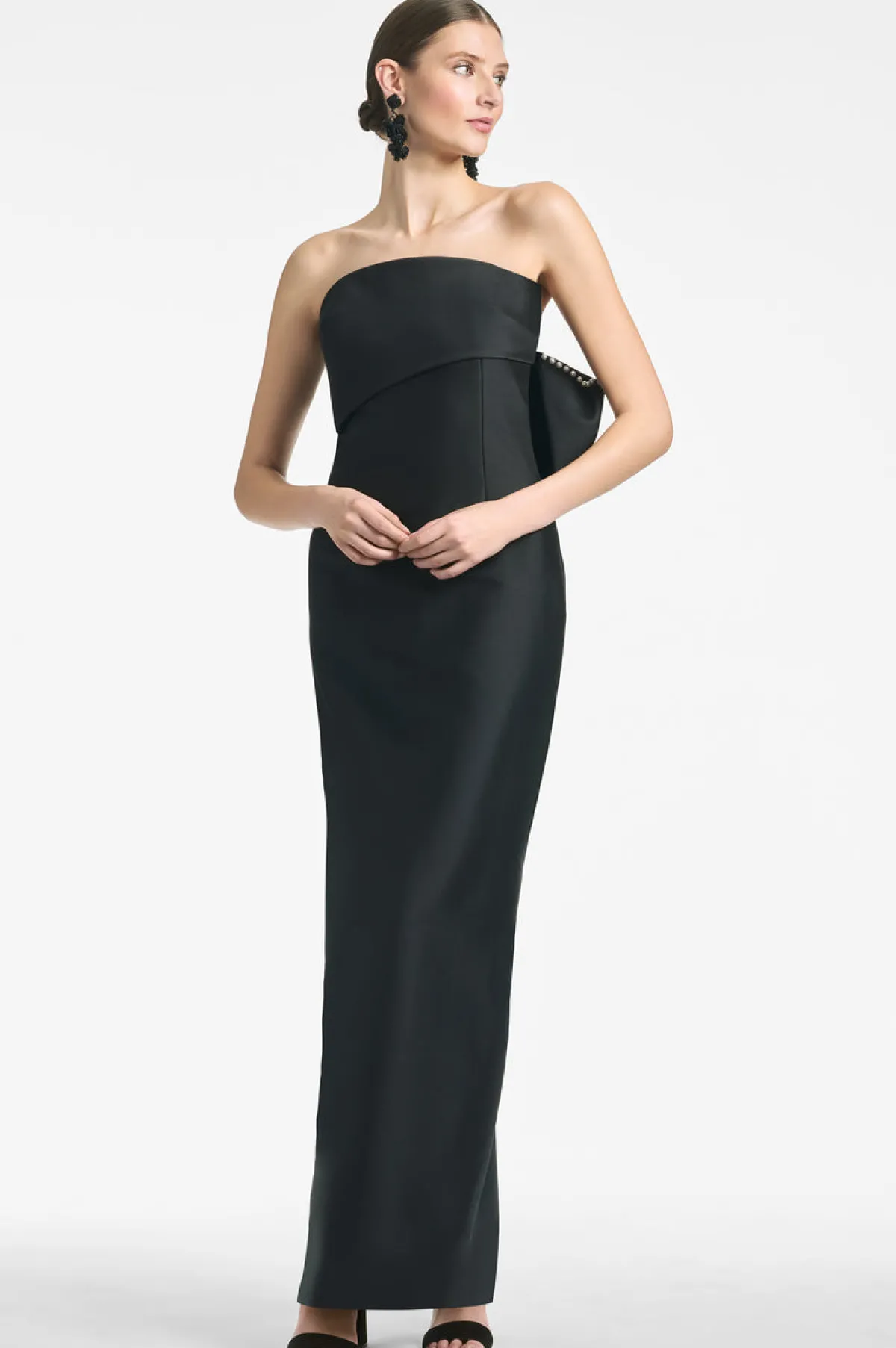 Fashion Keira Gown - Column | Black