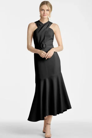 Clearance Naomi Dress - Crepe | Black