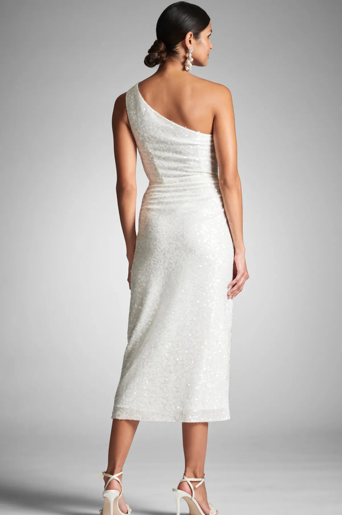 New Phoebe Dress - Ivory Sequins Engagement Party | Rehearsal Dinner