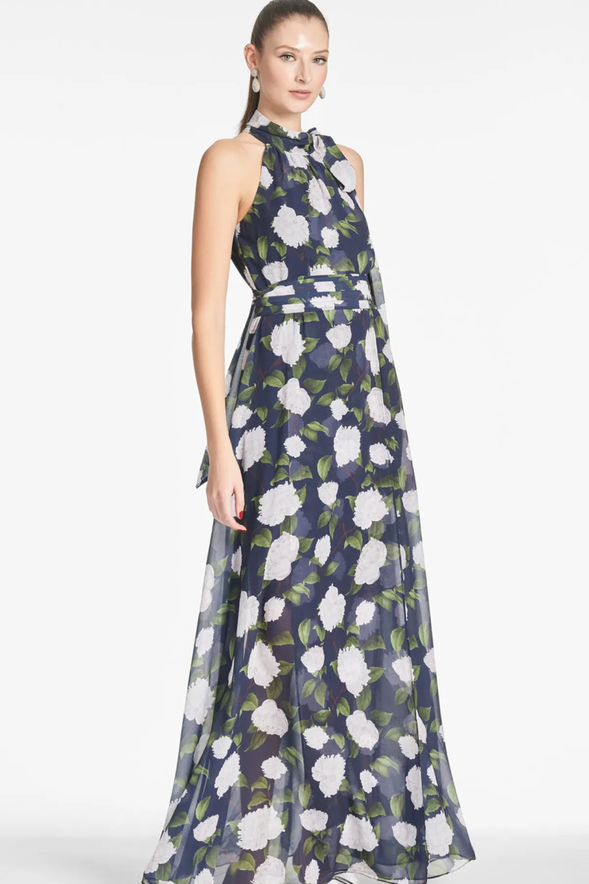 Cheap Selena Gown - Navy/Ivory Moonlit Garden Daytime | Warm Weather