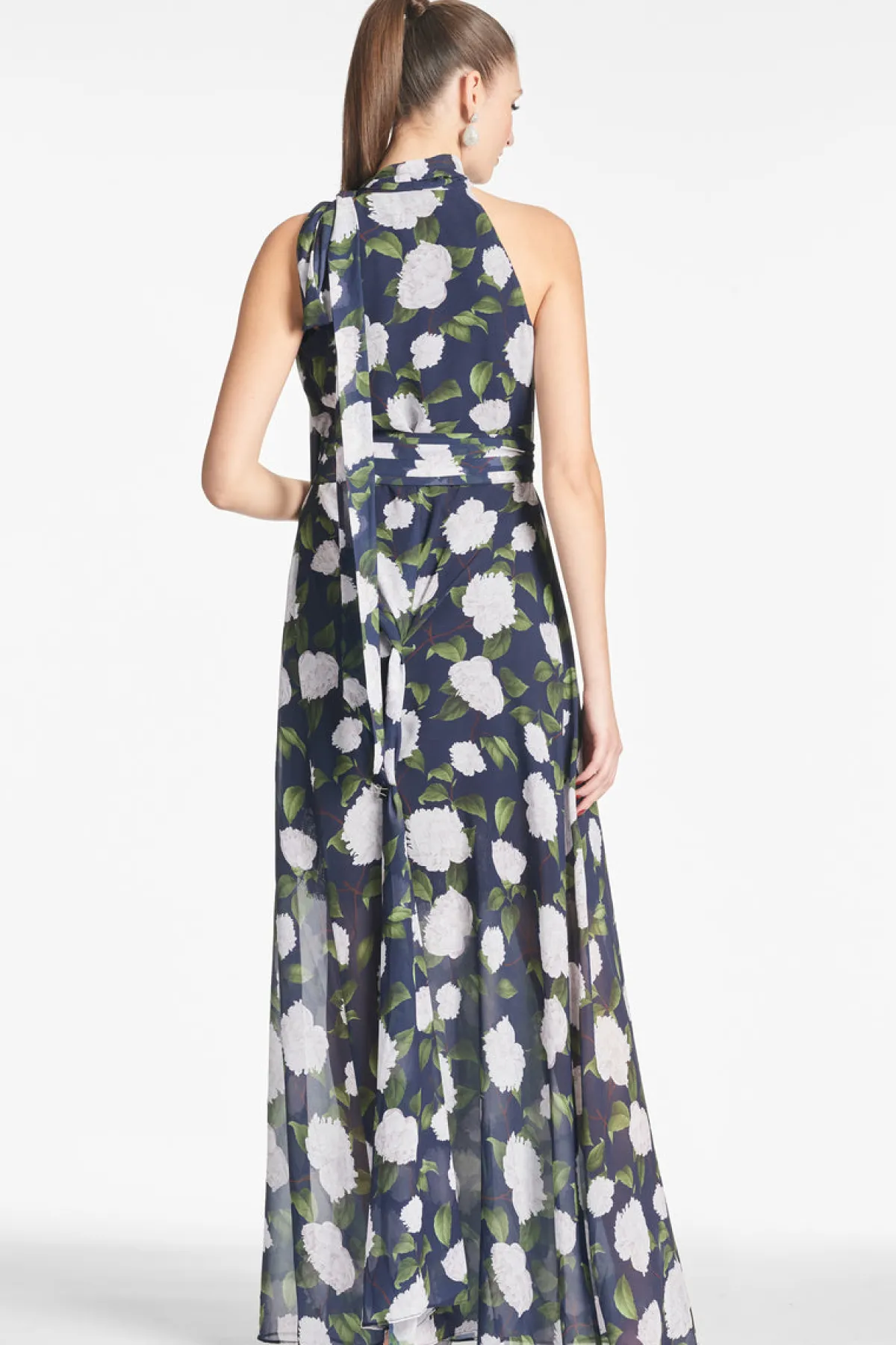 Cheap Selena Gown - Navy/Ivory Moonlit Garden Daytime | Warm Weather