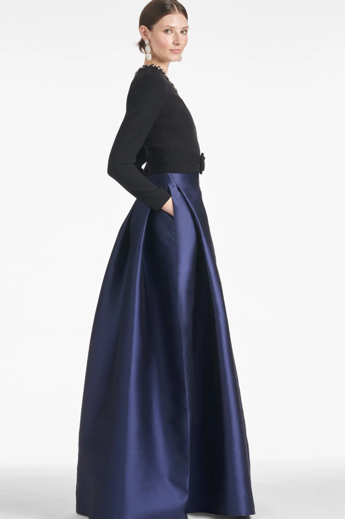 Store Victoria Gown - Black/Navy Winter | Winter