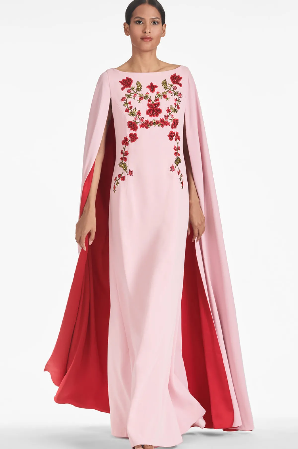 Best Vittoria Gown - Morganite/Ruby Evening | Black-Tie