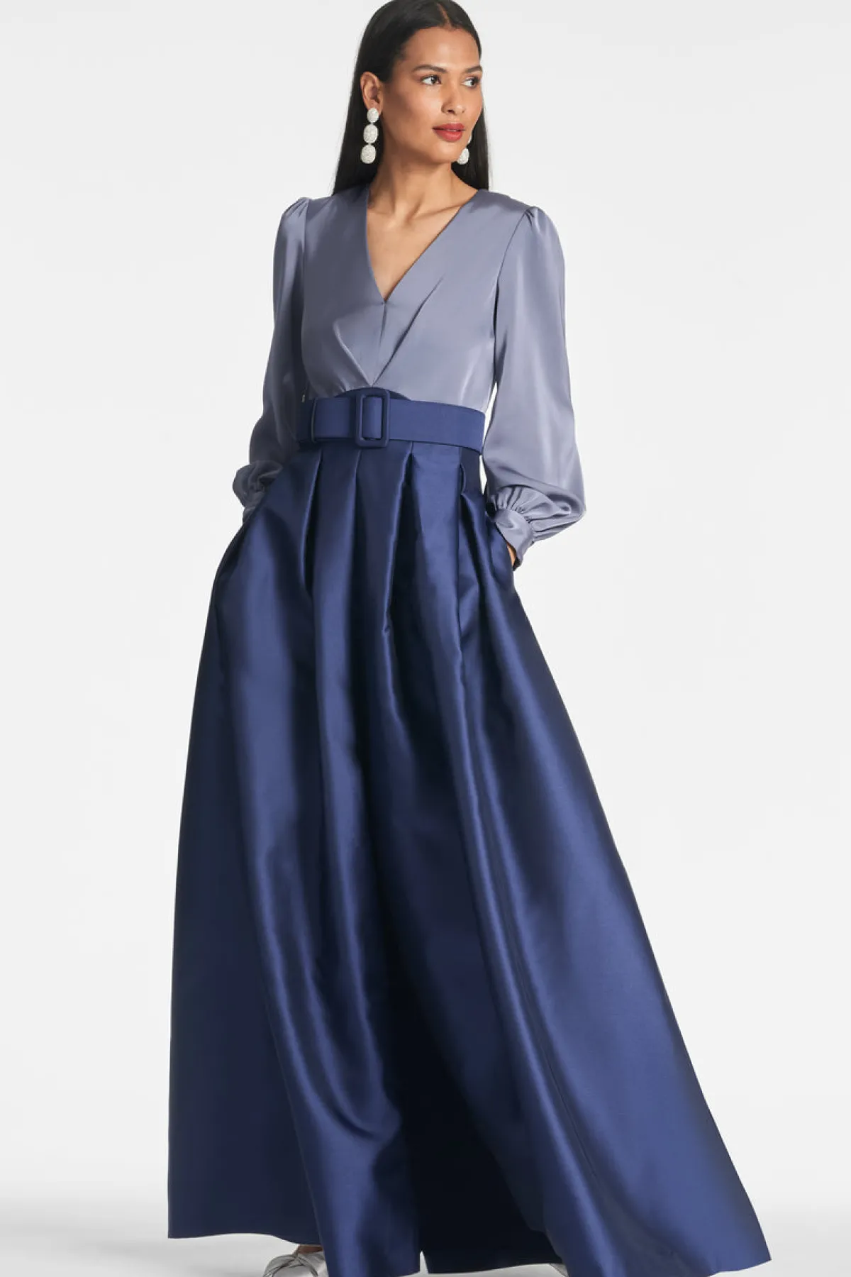 Best Zoe Gown - Cool Grey/Night Sky Evening | Winter