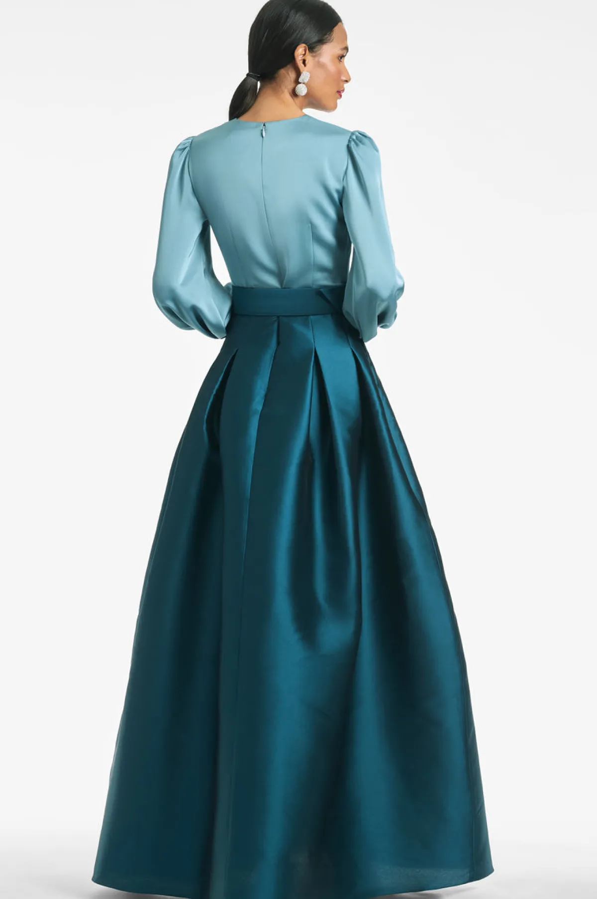 Outlet Zoe Gown - Seaglass/Deep Teal Winter | Winter